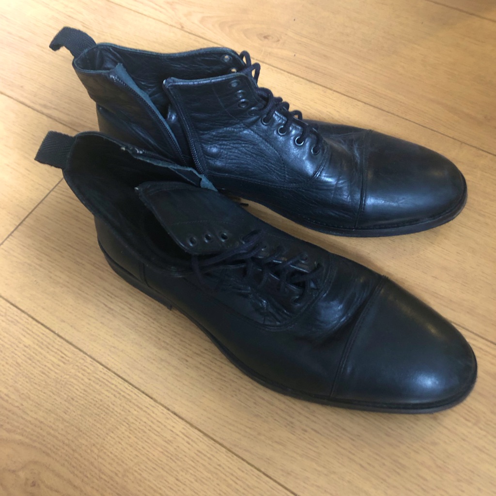 Hugo Manuel Leather Boots